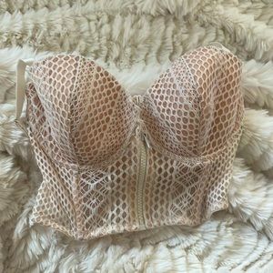 Victoria’s Secret nude white lace bra 34, DD